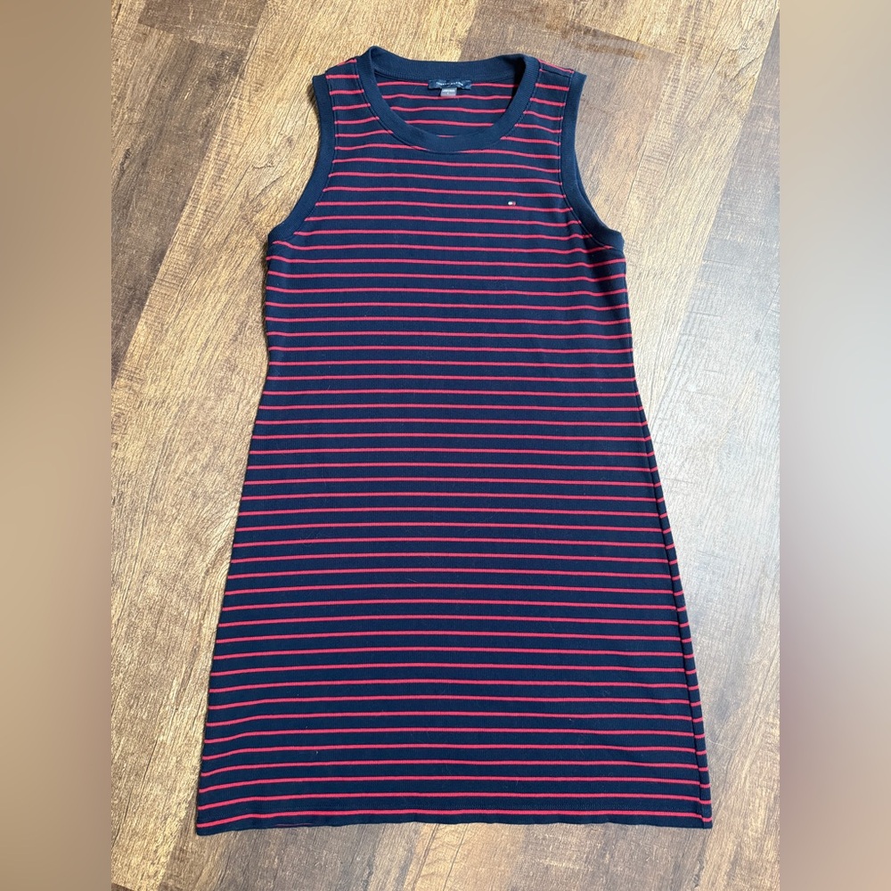 Tommy Hilfiger Navy ribbed dress